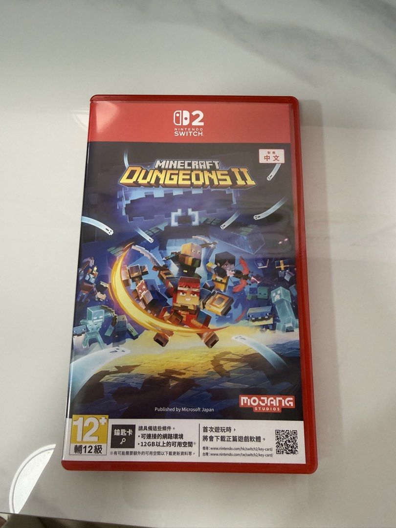 Switch Minecraft Dungeons II （分類：Nintendo 任天堂）位於 Hong Kong。 由 jecho831 提交（商品編號 1466313168，圖片 1）。簡介： 放售 Switch 遊戲 Minecraft Dungeons II，行版有中文對應。 有興趣可隨時聯絡交收。地鐵站沿線面交。