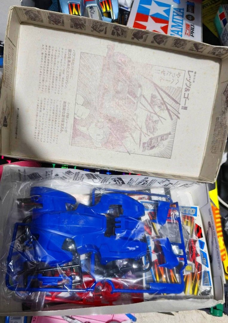 Tamiya Gun Bluster XTO Super FM Chassis Model Kit (Category: Gundam & Model Kits) located in Makati City. Submitted by manongturinghobbiesandgaming (Listing ID 1466316482, Image 3). Description: For Sale ❗❗❗❗❗ TAMIYA GUN BLUSTER XTO CLASSIC KIT 3500‼️‼️‼️ ✅ TAMIYA JAPAN'S FIRST RELEASE KIT ✅ CLASSIC SUPER FM. CHASSIS ✅ GOOD FOR BMAX SET UP ✅ SEALED GEARS AND RUNNERS - Brand: Tamiya - Model: Gun Bluster XTO (Fully Cowled Mini 4WD Series, Item 19) 