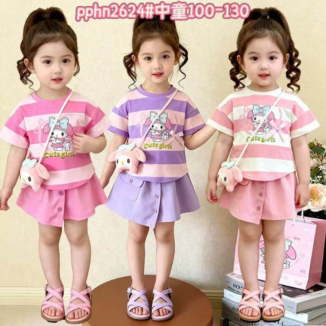 Terno clothes for kids with bag (Category: Babies & Kids Fashion) located in Manila. Submitted by raredeer-4deb4e (Listing ID 1466246747, Image 1). Description: size 100 2yrs old Size 110 3yrs old Size 120 4yrs old Size 130 5yrs old.