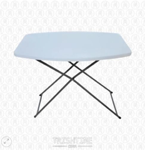 TFP-018 | Personal Size Folding Table (Category: Tables & Sets) located in Caloocan City. Submitted by jim.trishtineofficefurnitures (Listing ID 1466235632, Image 1). Description: - Type: Lightweight folding table - Design: Smooth white top with black metal X-legs for a minimalist look - Adjustable Height: Easily customizable for different setups - Space Saver: Perfect for small rooms, study sessions, or extra dining space - Easy Storage: Folds c