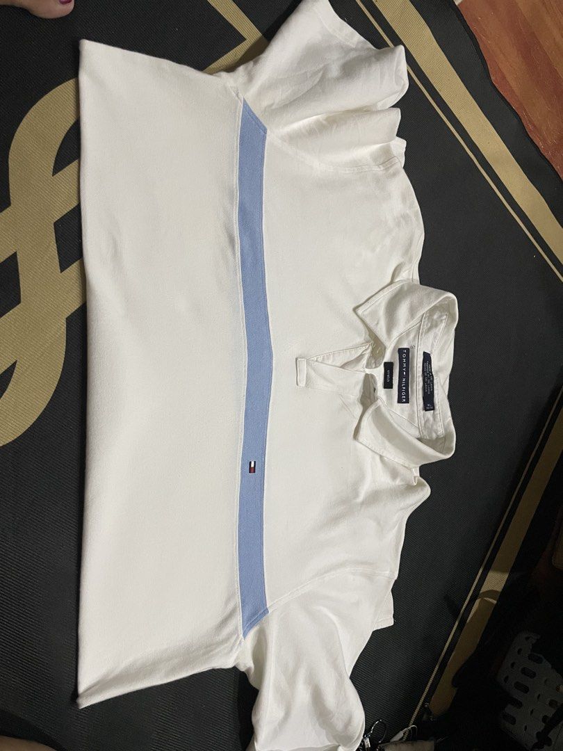 TH white polo stretch (Category: Tshirts & Polo Shirts ) located in Botolan. Submitted by samutsaringbirks (Listing ID 1466283152, Image 1). Description: Long back.