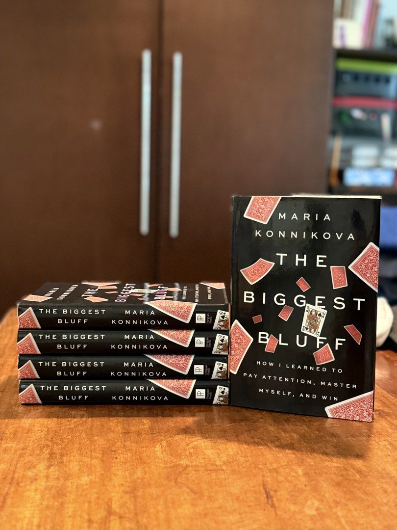 The Biggest Bluff by Maria Konnikova (Category: Storybooks) located in Pasig City. Submitted by mxvxt (Listing ID 1466230217, Image 1). Description: 〰 brand new and unread 〰 5 copies available 〰 perfect for: fans of psychology, self-improvement, and strategic thinking 〰 P1,189 on amazon! selling for cheap :) .