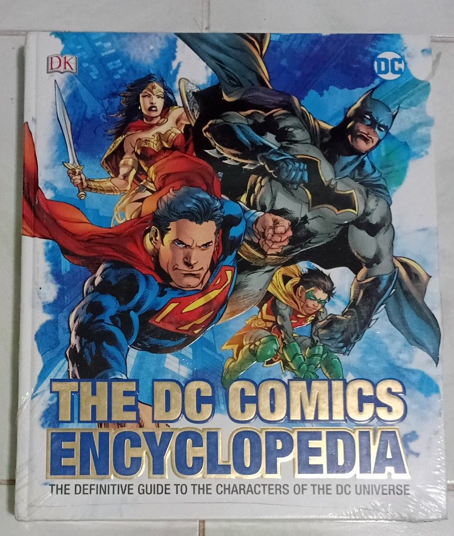 The DC Comics Encyclopedia: The Definitive Guide to the Characters (Category: Comics & Manga) located in Manila. Submitted by luckyfox-3a3e (Listing ID 1466312552, Image 3). Description: - Brand new and still wrapped in original plastic - Massive hardcover guide featuring over 1,000 DC Comics characters - Includes detailed profiles, art, and fascinating facts on Superman, Batman, Wonder Woman, and more - Perfect reference book for comic book fans