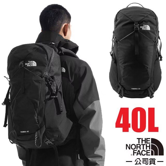 The North Face Terra 40 Backpack Black (Category: Backpacks) located in Makati City. Submitted by ella.mee (Listing ID 1466267337, Image 1). Description: - Brand: The North Face - Model: Terra 40 (Hiking & Outdoors) - Color: Black - Capacity: 40 Liters - Condition: Clean, never used on trails (serial tags still attached) - Features: Durable fabric, multiple adjustment straps, and convenient side pockets.