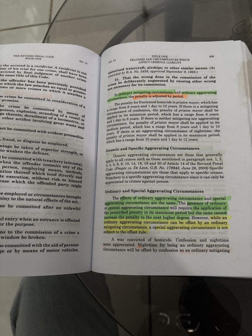The Revised Penal Code Book 1 (2021 ed) Campanilla (Category: Textbooks) located in Surigao. Submitted by jzerda00 (Listing ID 1466213146, Image 3). Description: Negotiable price.