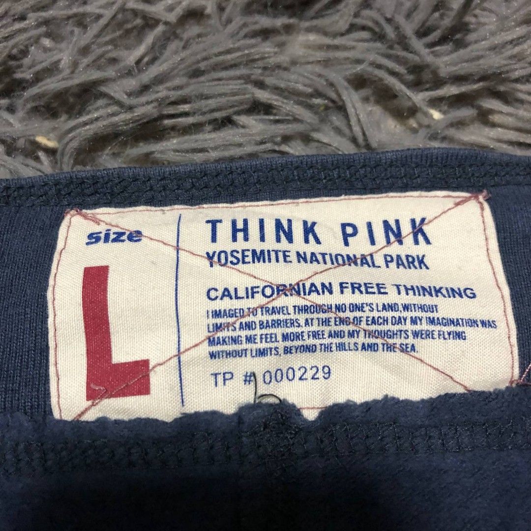 Think Pink Low Waist Sweatpants (Category: Activewear) located in Camiling. Submitted by thriftscape2024 (Listing ID 1466320224, Image 3). Description: Excellent Condition Color rate: 9/10 Issue: ❌❌❌ W: 26-38 L: 40 Thigh: 12 Leg Opening: 11.