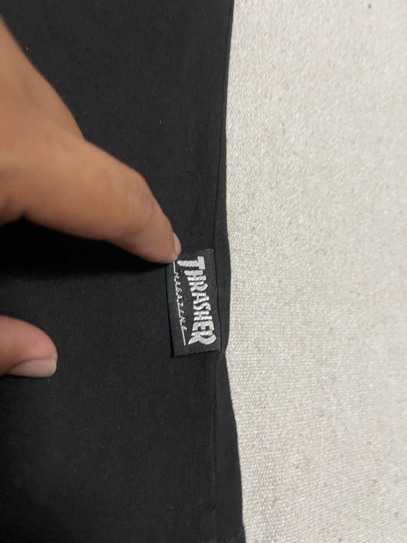 Thrasher Flame Tee (Category: Tshirts & Polo Shirts ) located in Bulacan. Submitted by sanjisthrift (Listing ID 1466313898, Image 3). Description: Size Small Width 17.5 Length 26 Very Good Condition 9/10 Slightly fade.