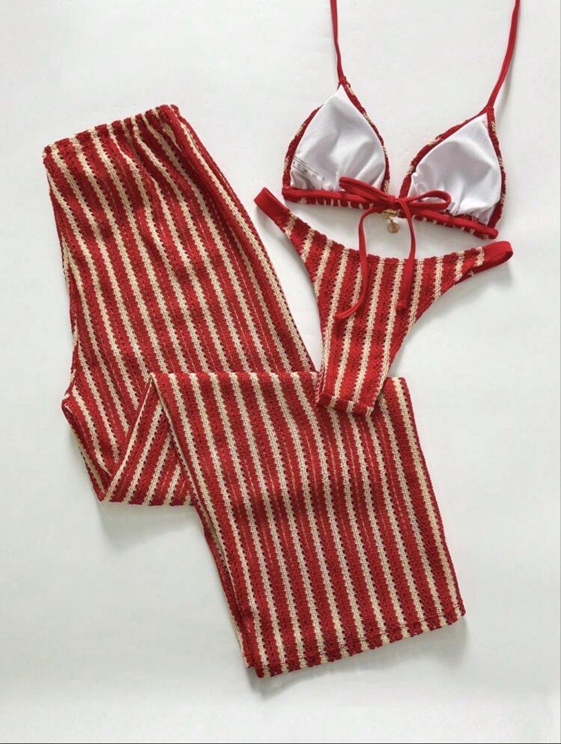 Three pices swimsuit (Category: Bikinis & Swimsuits) located in Manila. Submitted by wearmine2.0 (Listing ID 1466248391, Image 2). Description: Used once In very good conditon Can fit xs to semi med •You can message me if you’d like to see more or actual photos. • This is my second account. My original account (@wearmine) is currently inaccessible as I lost my registered number and can’t receive the verification code. You can still check it for m