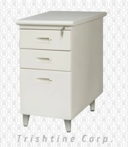 TMP-041 | Mobile Pedestal (Category: Office Furniture & Fixtures) located in Caloocan City. Submitted by jimtapitan_trishtinecorp. (Listing ID 1466199559, Image 1). Description: powder-coated steel locking system Dimension: L45 x W70 x H74 cm Available color: Body color: Beige | Charcoal Gray | Black | Off-White worktop Color: Wood-grain, Off-White DISCLAIMER: PRICE IS FOR POSTING PURPOSES ONLY.