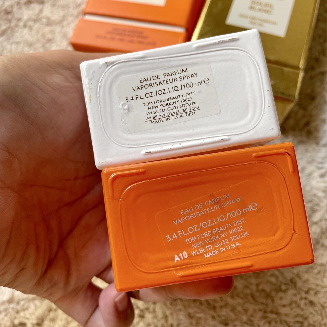 Tom Ford Bitter Peach Eau de Parfum (Category: Fragrance & Deodorants) located in Subic. Submitted by javsprelovedstuffs (Listing ID 1466223359, Image 2). Description: Sophisticated fruity sweetness Unique Fragrance Tester (High Qlty) Pls no asking if OG given the price 😂 Can last for hours Good for everyday perfume #perfume #perfumeph #burberry #jomalone #armani #dubaiperfume .