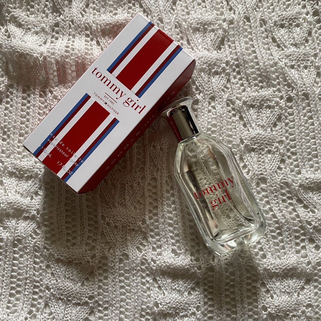 Tommy Girl EDT 50ml (Category: Fragrance & Deodorants) located in Cebu City. Submitted by regiena.jeorge (Listing ID 1466178153, Image 1). Description: check slide 3 for dent :) got it from rustans on sale for 2,500 so i get to sell it low .