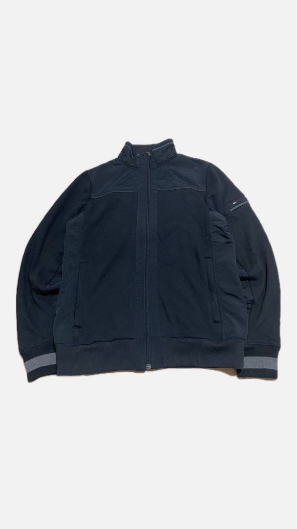 Tommy Hilfiger Full Zip Track Jacket (Category: Coats, Jackets and Outerwear) located in Molave. Submitted by thriftedstore.horse (Listing ID 1466299824, Image 1). Description: Condition- excellent Measurement- W- 21 L-27 Issue- none Color rate- 9.7/10 Wash already .