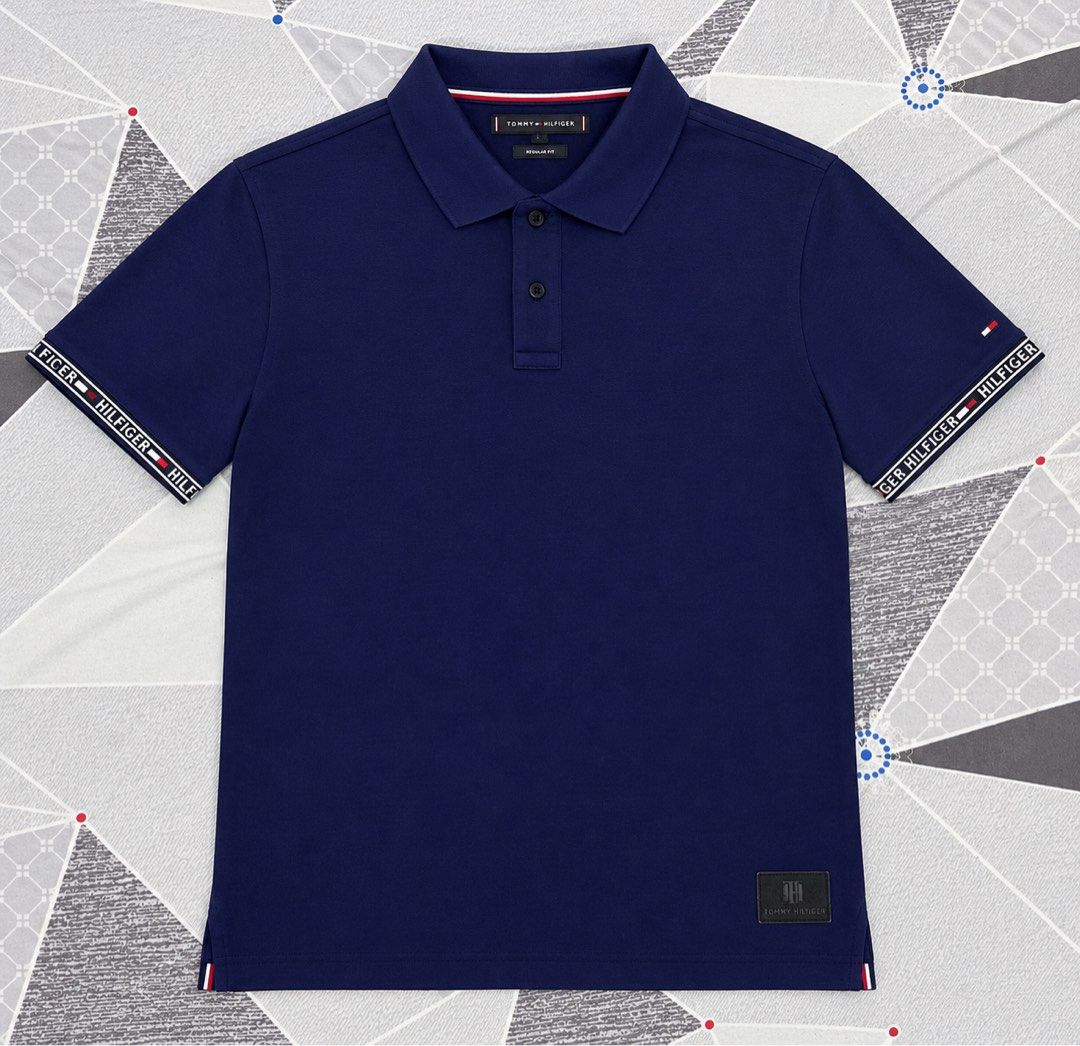 Tommy Polo Shirt (Category: Tshirts & Polo Shirts ) located in Caloocan City. Submitted by zachlevi2020 (Listing ID 1466270666, Image 1). Description: Tommy Violet Large on Tag W-21.5-22 L-28.