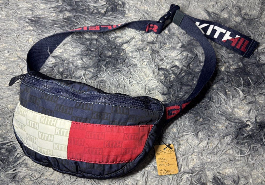TOMMY X KITH (Category: Luxury Bags & Wallets) located in Legazpi City. Submitted by thesource052 (Listing ID 1466309429, Image 1). Description: TOMMY X KITH BASGE CROSSBODY BAG AUTHENTIC NO ISSUE ALMOST NEW Width:10” Length:7” .