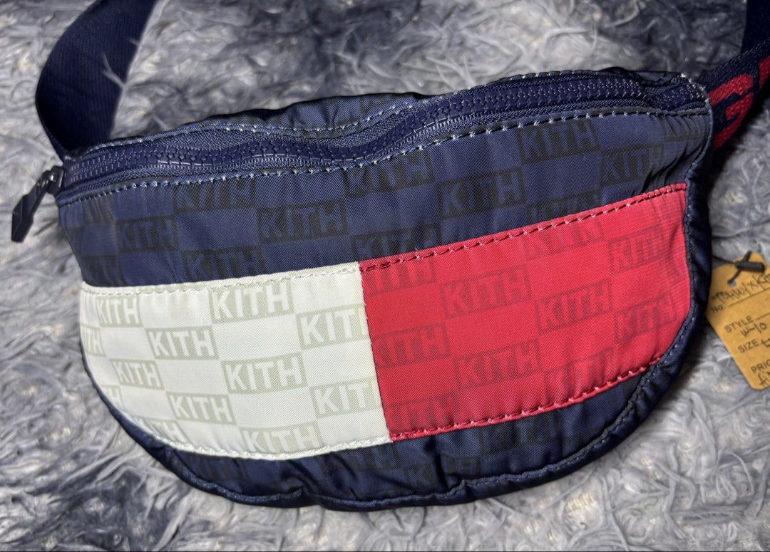 TOMMY X KITH (Category: Luxury Bags & Wallets) located in Legazpi City. Submitted by thesource052 (Listing ID 1466309429, Image 2). Description: TOMMY X KITH BASGE CROSSBODY BAG AUTHENTIC NO ISSUE ALMOST NEW Width:10” Length:7” .