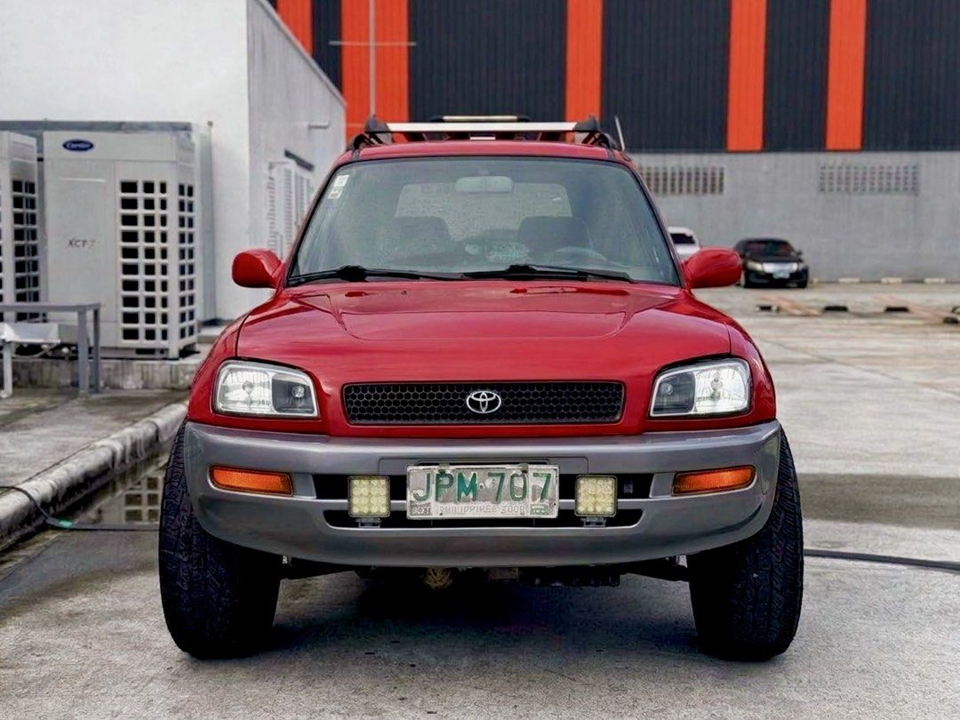 Toyota Rav4 2.0 (A) (Category: Used Cars) located in Cainta. Submitted by rs.bustarga (Listing ID 1466290475, Image 1). Description: 1st Gen Toyota RAV4 Light Off-Roader. For Sale: ₱185,000 (Free Registration) • Toyota RAV4 4WD JDM-Spec Variant: - Stock Right-Biased Rear Spare Tire. - Chassis #: SXA11-*******. • 2.0L 3SFE Inline-4 Gas Engine. • Mileage: 96,***Km. • 4 Speed Automatic Transmission (Smooth Shifting). • Working Full Time 4-Wheel Driv