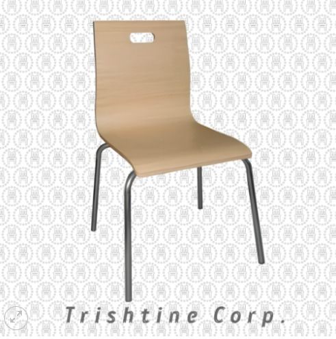 TPR-MET-006 | Wood Accent Stackable Chair (Category: Chairs) located in Caloocan City. Submitted by jim.trishtineofficefurnitures (Listing ID 1466226138, Image 1). Description: - Elegant wooden curved seat with sturdy grey metal legs - Built-in handle cut-out on the backrest for effortless moving - Stackable design to save valuable space - Minimalist style suitable for offices, dining areas, or study rooms - Smooth finish for quick and hassle-fre