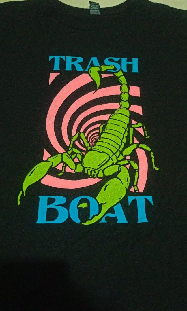 Trash Boat Bandshirt (Category: Tshirts & Polo Shirts ) located in Koronadal. Submitted by scottie_spliffin (Listing ID 1466329145, Image 2). Description: Size: Small to Medium (20x26.5) Condition/Color Rate: 10/10 Price: 750 Add SF (Courier thru J&T).
