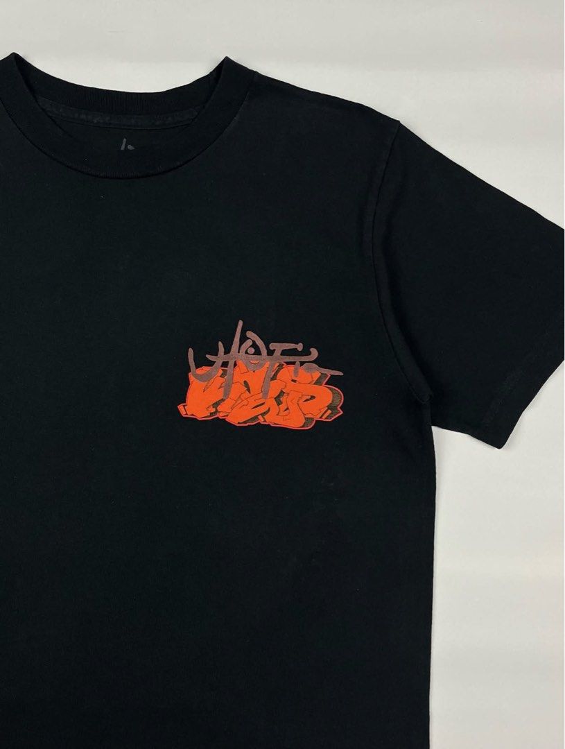 Travis Scott x Kaws - Utopia II Tee (Category: Tshirts & Polo Shirts ) located in Puerto Princesa. Submitted by rrugsgallery (Listing ID 1466323528, Image 3). Description: Travis Scott x Kaws - Utopia II Tee Tagged Size: Small Dimensions Length: 27 Width: 18.3 Condition: Excellent Color rate: 9.5 Flaws: None.