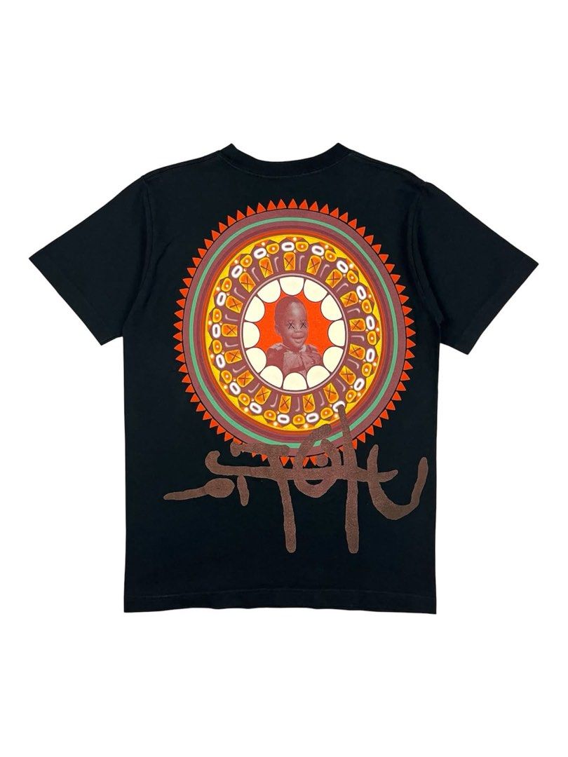 Travis Scott x Kaws - Utopia II Tee (Category: Tshirts & Polo Shirts ) located in Puerto Princesa. Submitted by rrugsgallery (Listing ID 1466323528, Image 1). Description: Travis Scott x Kaws - Utopia II Tee Tagged Size: Small Dimensions Length: 27 Width: 18.3 Condition: Excellent Color rate: 9.5 Flaws: None.