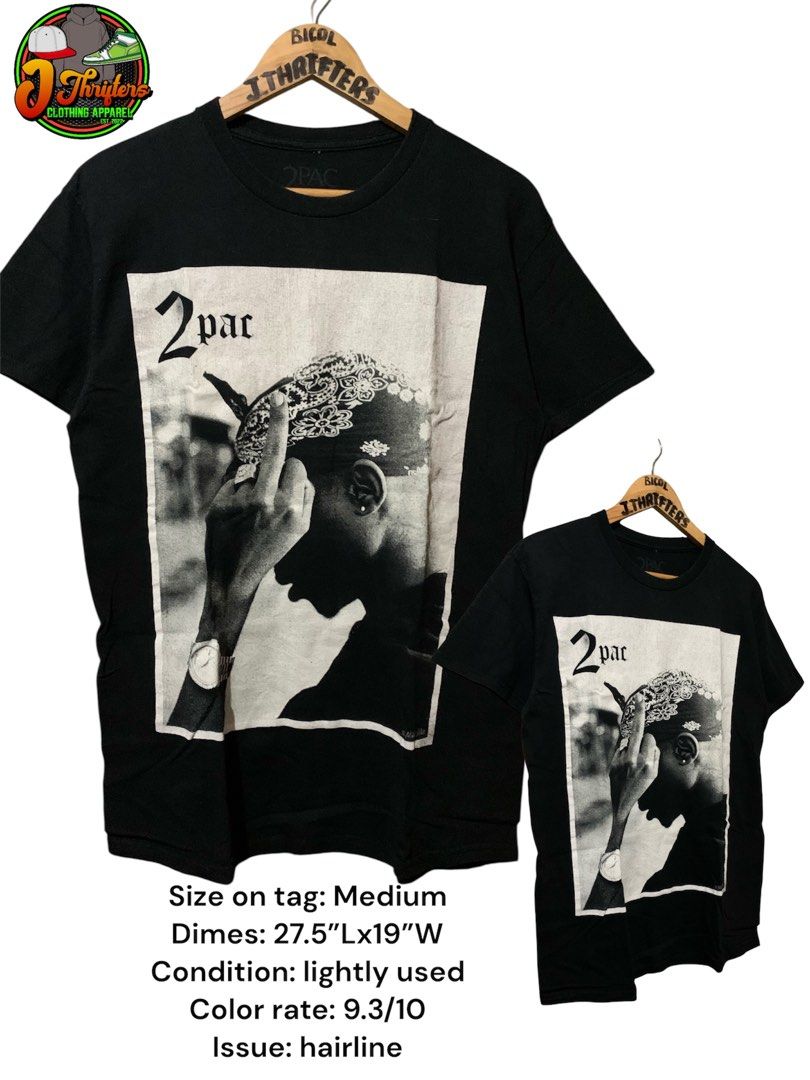Tupac Tshirt (Category: Tshirts & Polo Shirts ) located in Goa. Submitted by j_thrifters_shop (Listing ID 1466236480, Image 1). Description: - the click the First Photo for Details -free sticker -shipping every weekend MOP: Gcash#09661308878 Jastone A. - first to settle can get the Item. Location: Goa, Camarines Sur📍📍 -No reservation unless paid.