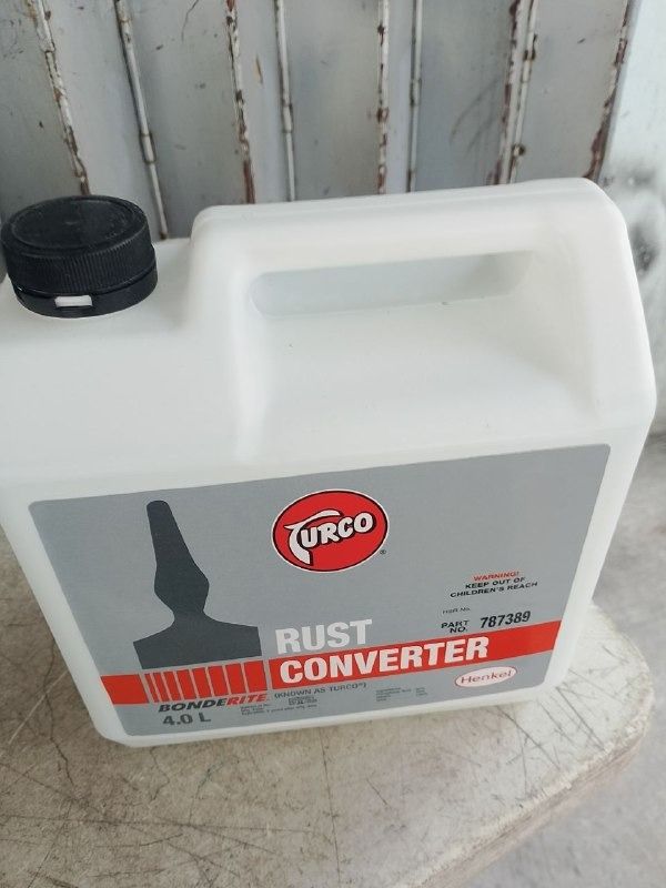 Turco Rust Converter Specs: 4L (Category: Construction Tools & Equipment) located in Manila. Submitted by 09171479278_elsie. (Listing ID 1466159820, Image 2). Description: Turco Rust Converter Specs: 4L.