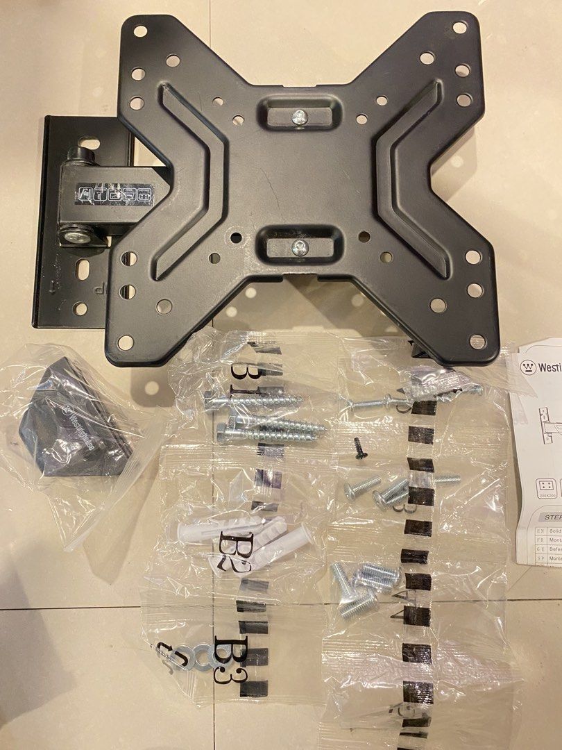 TV WALL MOUNT BRACKET (Category: TV Parts & Accessories) located in Manila. Submitted by Littlemagic (Listing ID 1466279545, Image 2). Description: .