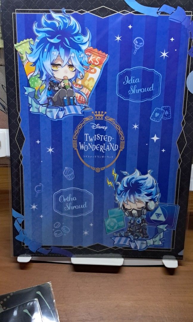 Twisted Wonderland merch (Category: Character Goods) located in Manila. Submitted by mooncollectibles_000a43 (Listing ID 1466328115, Image 2). Description: All sealed A4 random twisted wonderland folders.