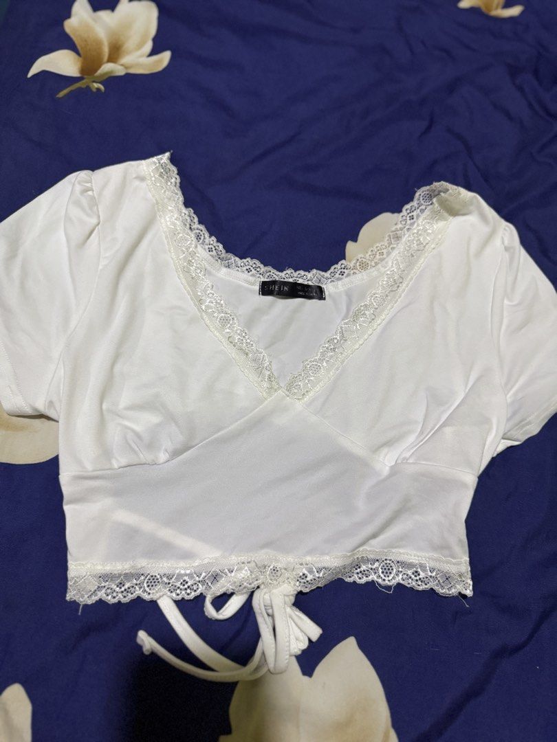 Two Piece and Lace Top (Category: Bikinis & Swimsuits) located in Imus. Submitted by therealmf (Listing ID 1466333485, Image 2). Description: - both 2 for 200 and it's size medium - the two piece was used once - the lave top was used once kaso idk bat pabura na yung shein tag - all in good condition.