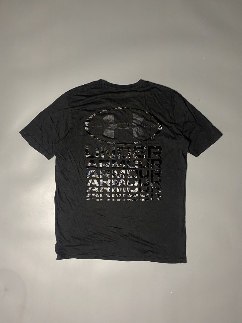 Under Armour Drifit Shirt (Category: Tshirts & Polo Shirts ) located in Bago City. Submitted by jg_finds_ (Listing ID 1466200058, Image 1). Description: size XL on tag width- 21.5 inch length- 28 inch good as new.