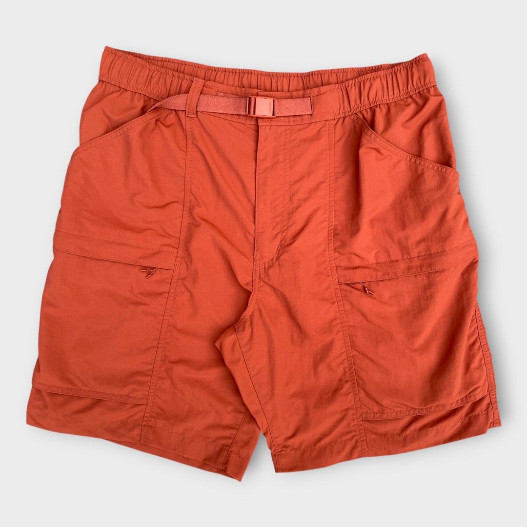 Uniqlo - Nylon Geared Shorts (Category: Shorts) located in Los Banos. Submitted by declutterking (Listing ID 1466319754, Image 1). Description: Size Large on tag Dimensions: 17" waist 19.25" length 12" leg opening Good as new condition Authentic.