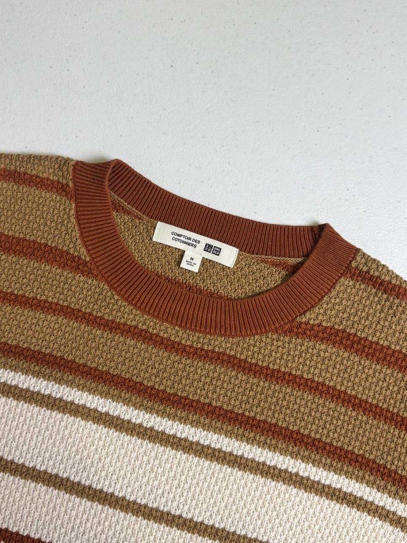 UNIQLO COTTON POPCORN SWEATER (Category: Shirts) located in Tacloban City. Submitted by coachfinds (Listing ID 1466265738, Image 2). Description: UNIQLO COTTON POPCORN SWEATER WOMENS MEDIUM W 19 x L 21.5 COLOR RATE: 9/10 CONDITION: 9/10 MINE: 499.