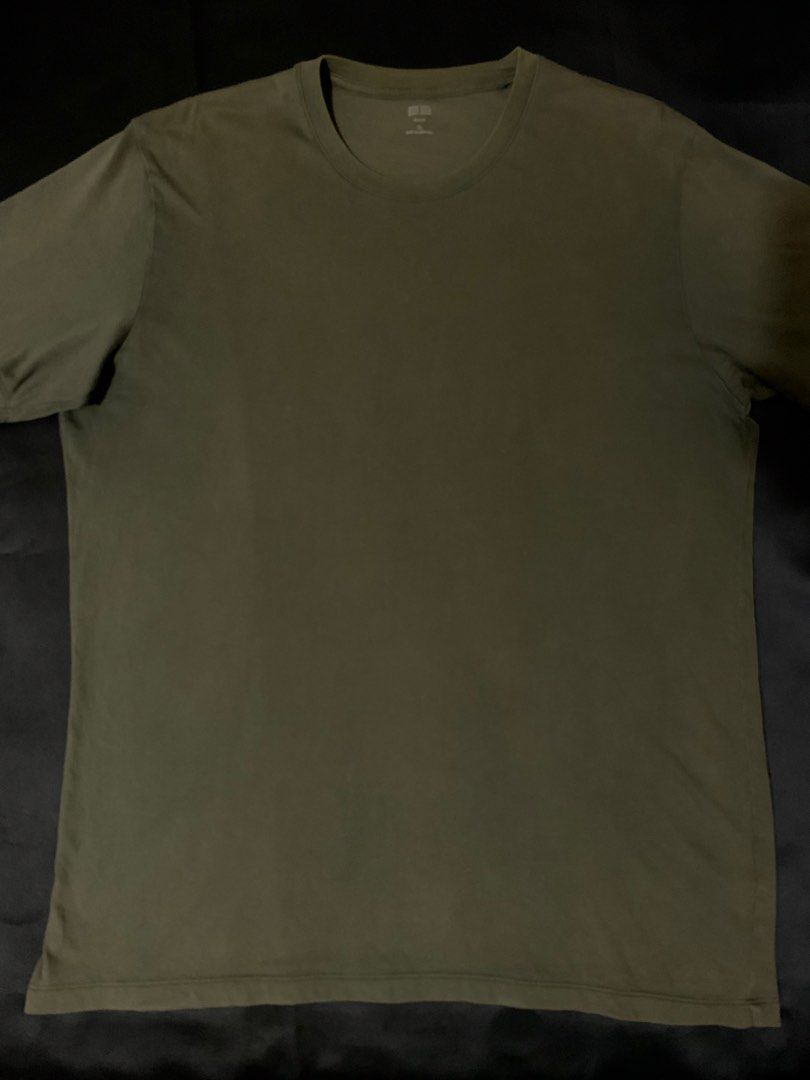 Uniqlo Supima XL Green (Category: Tshirts & Polo Shirts ) located in Manila. Submitted by deehumphrey (Listing ID 1466335220, Image 1). Description: Uniqlo Supima Army Green Size XL on tag Round-neck Dimes W 21.5 - L 29.