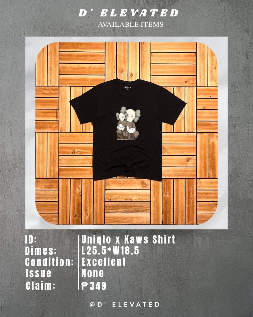 UNIQLO x KAWS shirt (Category: Formal Shirts) located in Floridablanca. Submitted by d_elevated (Listing ID 1466299100, Image 1). Description: .