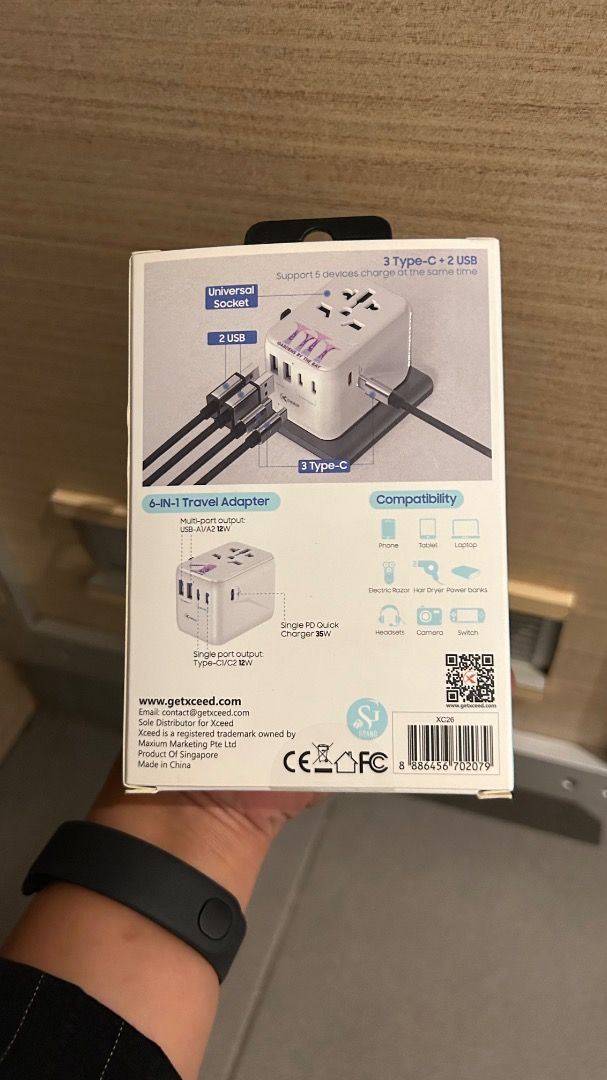 Universal Adapter (Category: Cables & Adaptors) located in Caloocan City. Submitted by dynadyna2751 (Listing ID 1466227628, Image 3). Description: Never been used. I already have one .