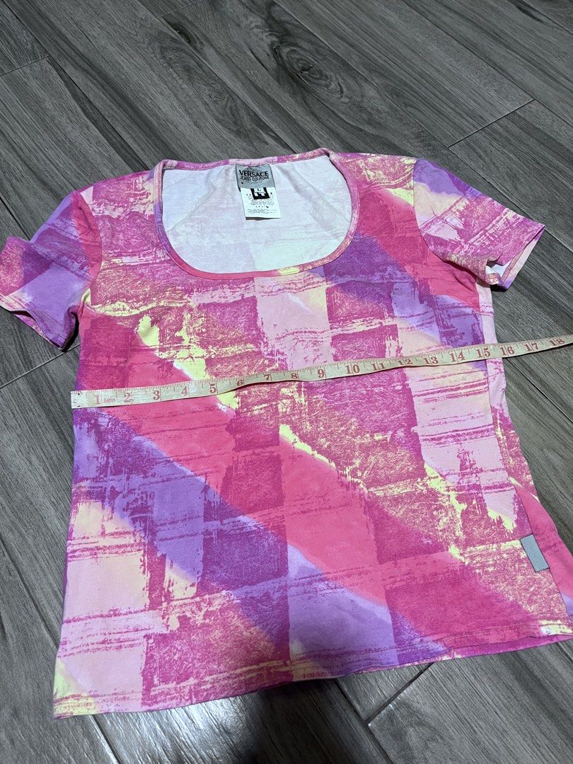 Versace (Category: Activewear) located in Dagupan City. Submitted by calmocean-f675cc (Listing ID 1466299396, Image 3). Description: Versace Authentic Size medium Women Good as new Vintage 999 add sf .