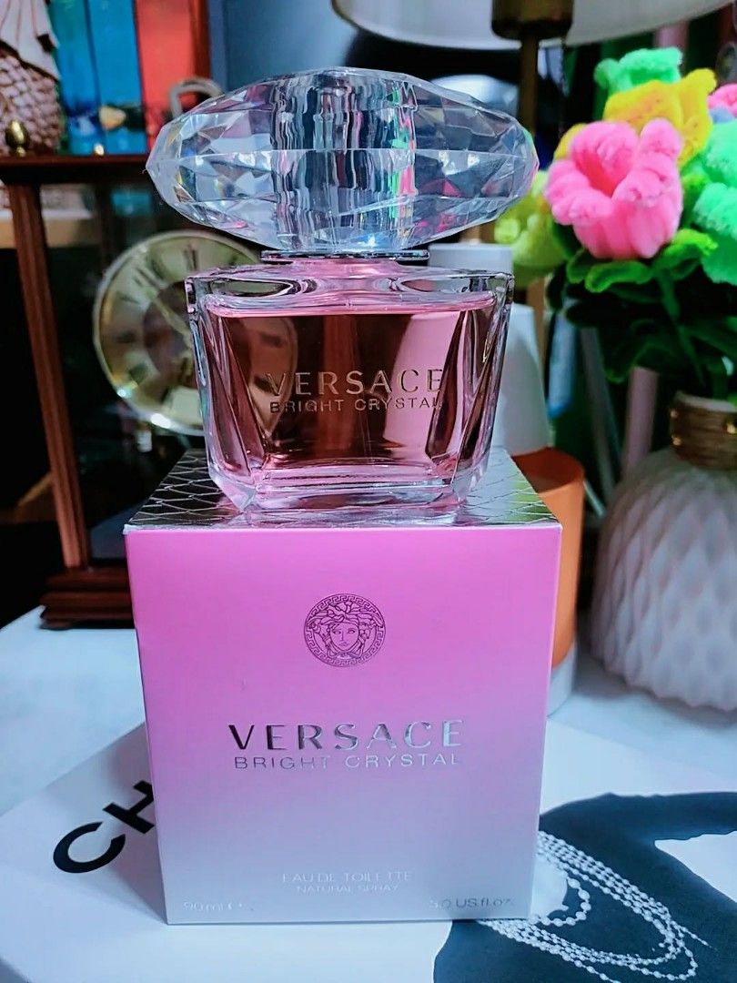 Versace Bright Crystal Eau de Toilette 90ml (Category: Fragrance & Deodorants) located in Baliuag. Submitted by marieannfernando23 (Listing ID 1466169297, Image 1). Description: - Authentic Versace Bright Crystal Eau de Toilette - Generous 90ml full-size bottle - Brand new po inalis ko lang po plastic - Features the signature large diamond-cut glass cap - Popular fresh and floral fragrance - Guaranteed Authentic .