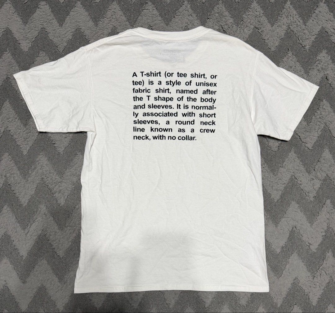 Vetements x Hanes - Script Tee (Category: Tshirts & Polo Shirts ) located in Cavite. Submitted by commoncourtesy (Listing ID 1466301147, Image 2). Description: Authentic Size Small.