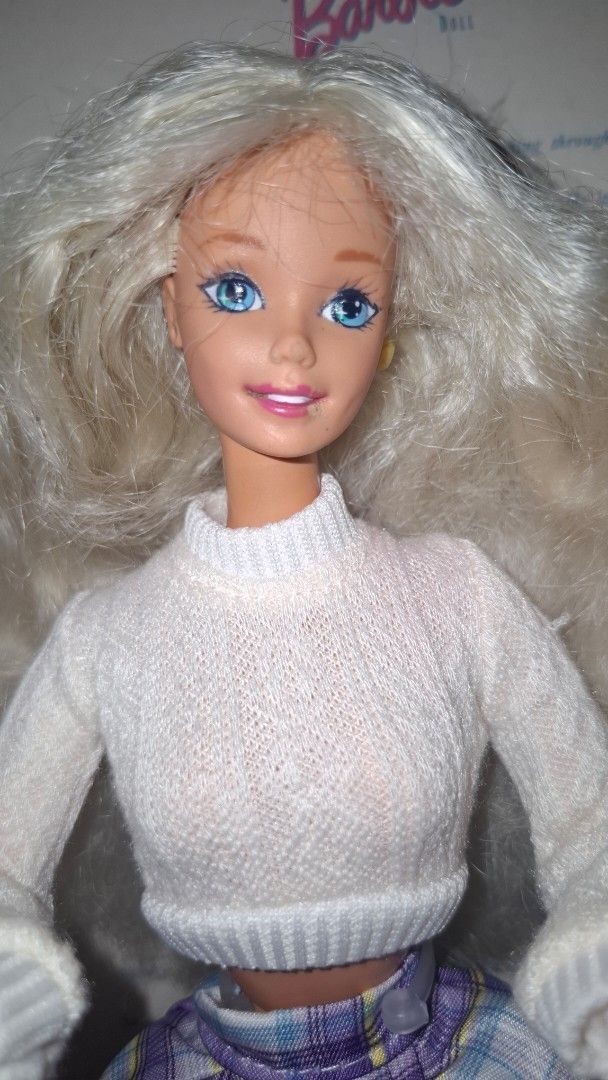 Vintage Barbie Doll (Category: Kids Toys) located in Las Pinas. Submitted by hanalix (Listing ID 1466227148, Image 3). Description: - kindly observe pictures showing all flaws of the doll - has cracked neck, chipped paint on lips and face screening overall - bite or scratch marks on her rubber legs - last price posted - can do reservation/1 month layaway with non-refundable dp. no cancellation allowed - shipping fee shouldered by buyer - i am not