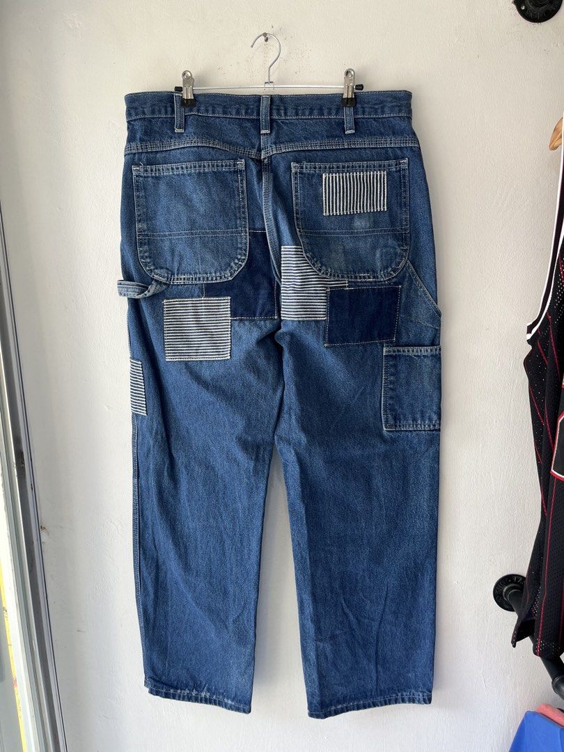 Vintage Dickies Patch work Carpenter Pants (Category: Jeans) located in Santa Rosa. Submitted by jhongilber04420 (Listing ID 1466198831, Image 2). Description: Vintage Dickies Patch work Carpenter Pants 34w 40L 9 ol Excellent condi Sign of usage 9/10 cr 1500 plus sf.