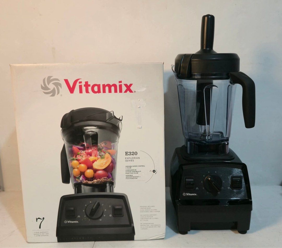 Vitamix E320 Explorian Series Blender 220V (Category: Juicers, Blenders & Grinders) located in Rizal. Submitted by mikz_1303 (Listing ID 1466193908, Image 2). Description: Vitamix E320 Explorian Series Blender 220V Australian mall pull out Used as display unit Good as new Inclusion Box Manual Tamper Pitcher No issue .