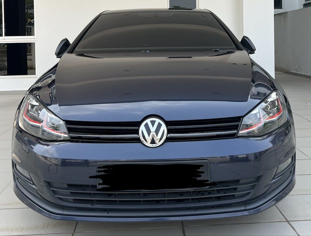 Volkswagen Golf 1.4 TSI DSG EQP (A) (Category: Used Cars) located in Singapore. Submitted by audazt (Listing ID 1466187021, Image 1). Description: 2015 Volkswagen Golf Mk7 1.4 TSI EQP | COE till May 2030 EQP spec with: • Keyless entry & push start • Sunroof • 18” rims • Brembo BBK • Michelin PS5 tyres • Golf 7.5 facelift headlights & rear lights • Ambient lighting Original headlights & rear lights will be provided. Original engine & gearbox — no 