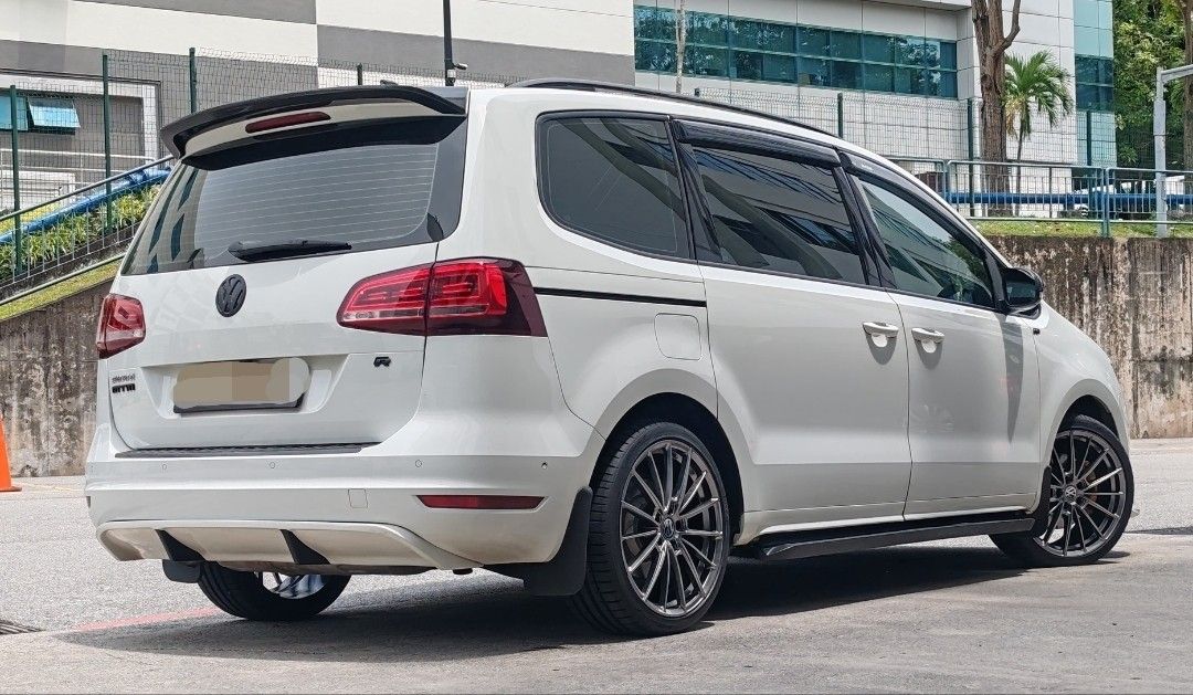Volkswagen Sharan 2.0 TSI DSG (A) (Category: Used Cars) located in Singapore. Submitted by b3b327 (Listing ID 1466292838, Image 3). Description: No Consignment/Agent! Features 4-Cylinder In-Line 16-Valve TSI Turbocharged, 217BHP, 6-Speed DSG, Keyless Entry/Start, Dual Electric seat with Driver Memory and Massage Function, LED DRL. View specs of the Volkswagen Sharan (2011-2025) Accessories Dual auto sliding doors, electric tailgate and panoramic 