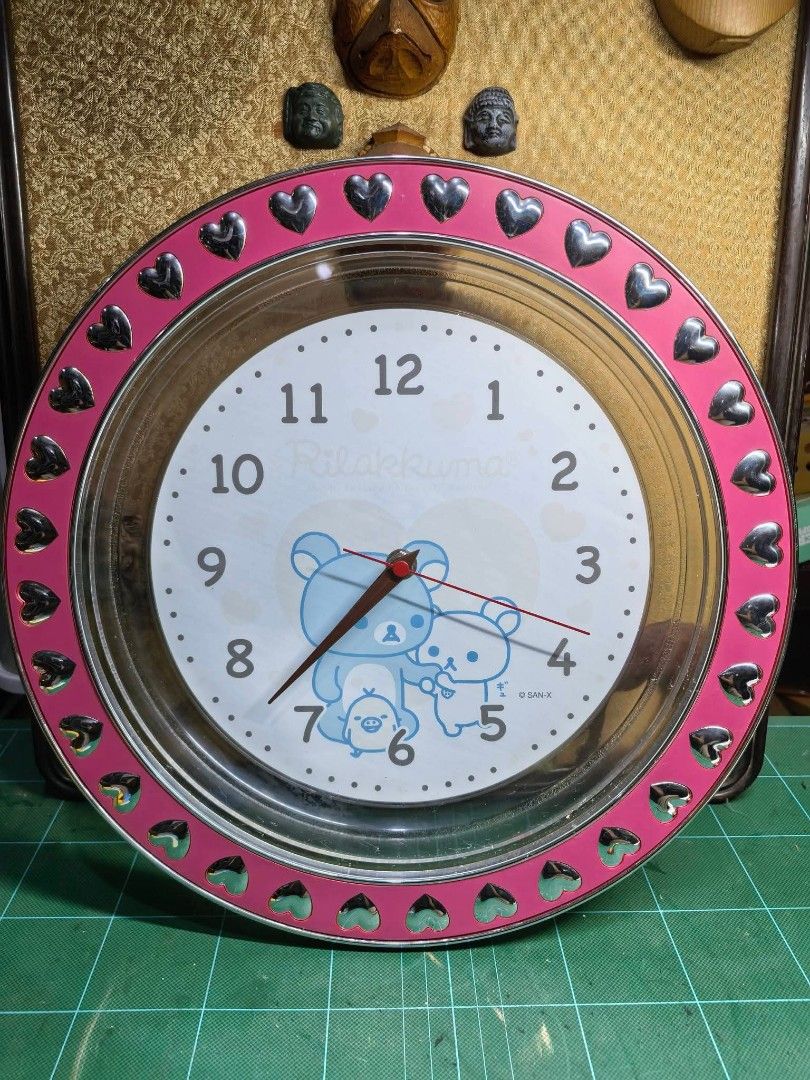Wallclock - Rilakkuma San-X (Category: Clocks) located in Cebu City. Submitted by dudes_villanueva (Listing ID 1466288782, Image 1). Description: Wallclock - Rilakkuma San-X 📌 In excellent working condition. 📌 Malaki. 📌 AA Battery operated. (Not included) Diameter: 12.75 in.