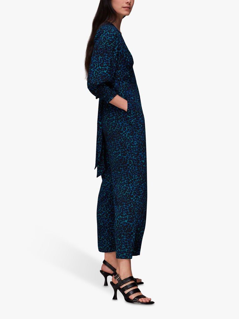 Whistles Forest Leopard Jumpsuit (Perfect for S Frame, Worth Php 15,100) (Category: Rompers) located in Manila. Submitted by beautygoddess (Listing ID 1466335677, Image 3). Description: Size xs but fits big.