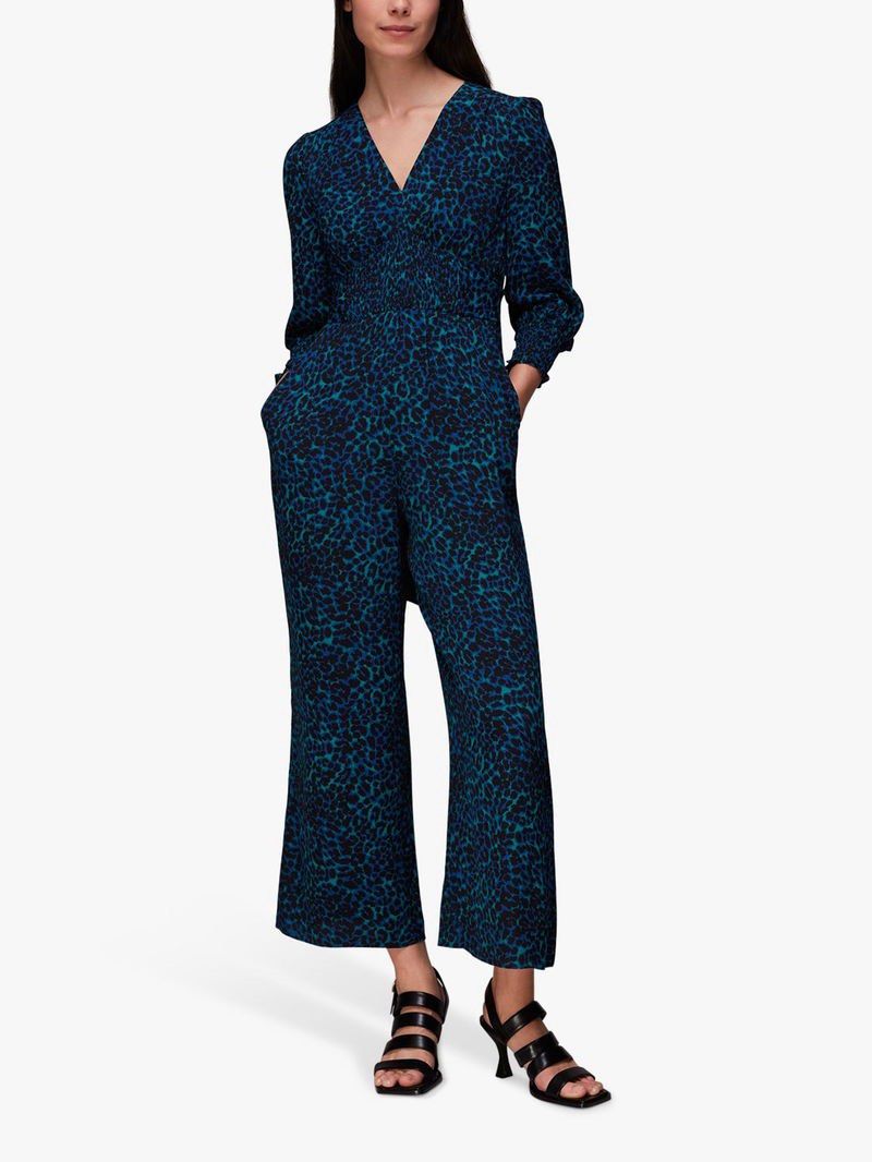 Whistles Forest Leopard Jumpsuit (Perfect for S Frame, Worth Php 15,100) (Category: Rompers) located in Manila. Submitted by beautygoddess (Listing ID 1466335677, Image 1). Description: Size xs but fits big.