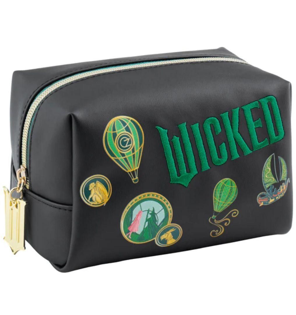 Wicked Black Cosmetic/Dopp Kit Pouch (Category: Purses & Pouches) located in Iba. Submitted by yunqiz (Listing ID 1466251161, Image 1). Description: with tags flaw: two pinholes in pic.