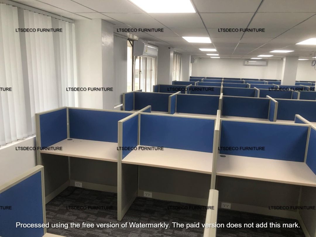 workstation modular tables customized office partition furnitures (Category: Office Furniture & Fixtures) located in Caloocan City. Submitted by cheska.ltsdeco (Listing ID 1466157626, Image 1). Description: 👉Are you looking for WORKSTATION, MODULAR CUBICLES OFFICE PARTITION, and OFFICE FURNITURE SUPPLIER? LTSDECO Furniture, is direct supplier, manufacturer, and trusted provider of high quality, affordable and durable modular office divider parti