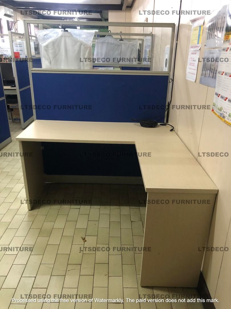 WORKSTATION TABLE OFFICE FURNITURE OFFICE PARTITION (Category: Office Furniture & Fixtures) located in Caloocan City. Submitted by julieltsd56802 (Listing ID 1466173580, Image 1). Description: " PRICE MAY VARY DEPENDING ON SIZE, MATERIAL, AND CUSTOMIZATION. " --PRICE IS POSTING PURPOSES ONLY!! ✅ INQUIRE NOW! Hi! Are you looking for MODULAR WORKSTATION OFFICE PARTITION, ACCORDION WALL AND DOOR PARTITION, TOILET/URINAL PARTITION and OFFICE FURNITUR