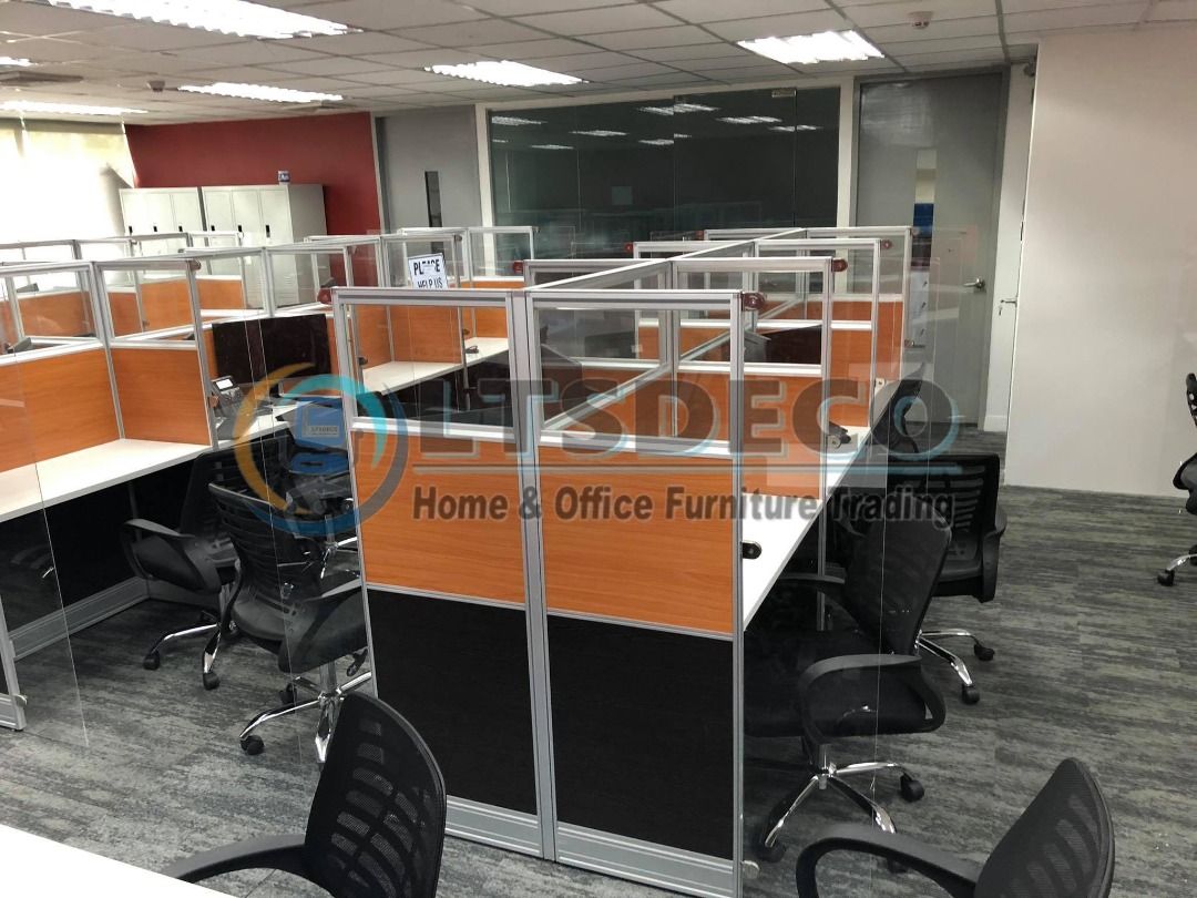 workstation tables modular office partition furnitures (Category: Office Furniture & Fixtures) located in Caloocan City. Submitted by cheska.ltsdeco (Listing ID 1466177746, Image 2). Description: 👉Are you looking for WORKSTATION, MODULAR CUBICLES OFFICE PARTITION, and OFFICE FURNITURE SUPPLIER? LTSDECO Furniture, is direct supplier, manufacturer, and trusted provider of high quality, affordable and durable modular office divider partition, home 